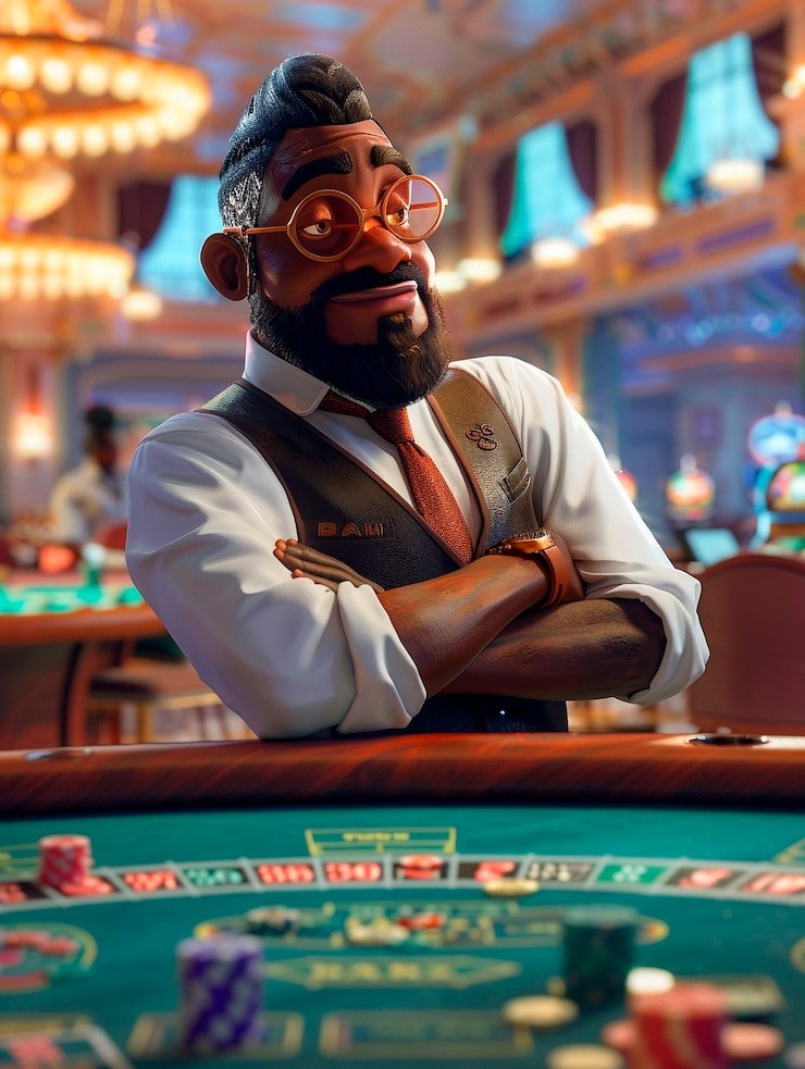 Dealer Dream Gaming berinteraksi dengan pemain melalui chat selama bermain